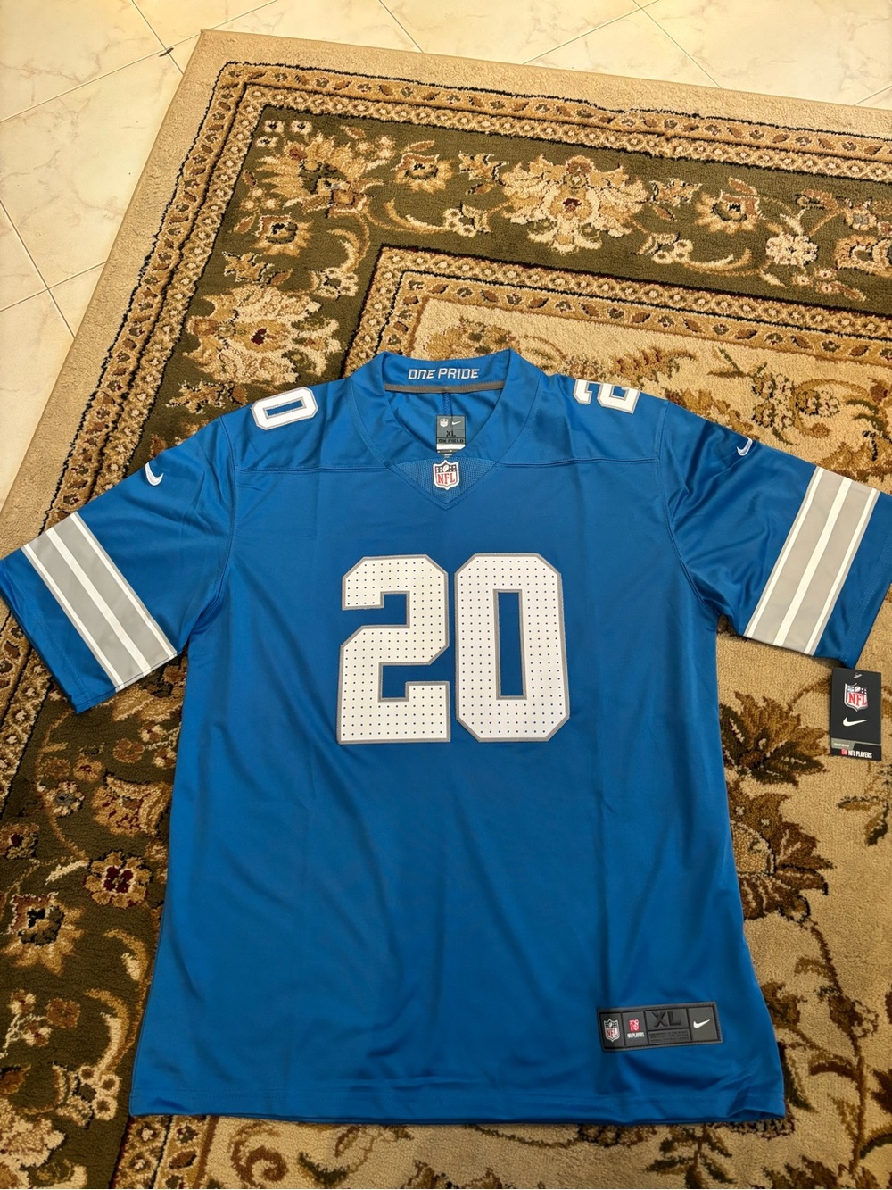 Detroit Lions Barry Sanders Nike Vapor F.U.s.E. Limited Jersey Size XL